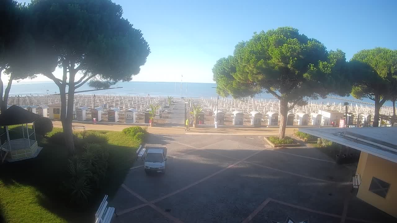 Grado Strand Eingang | Live-Ansicht der Küste
