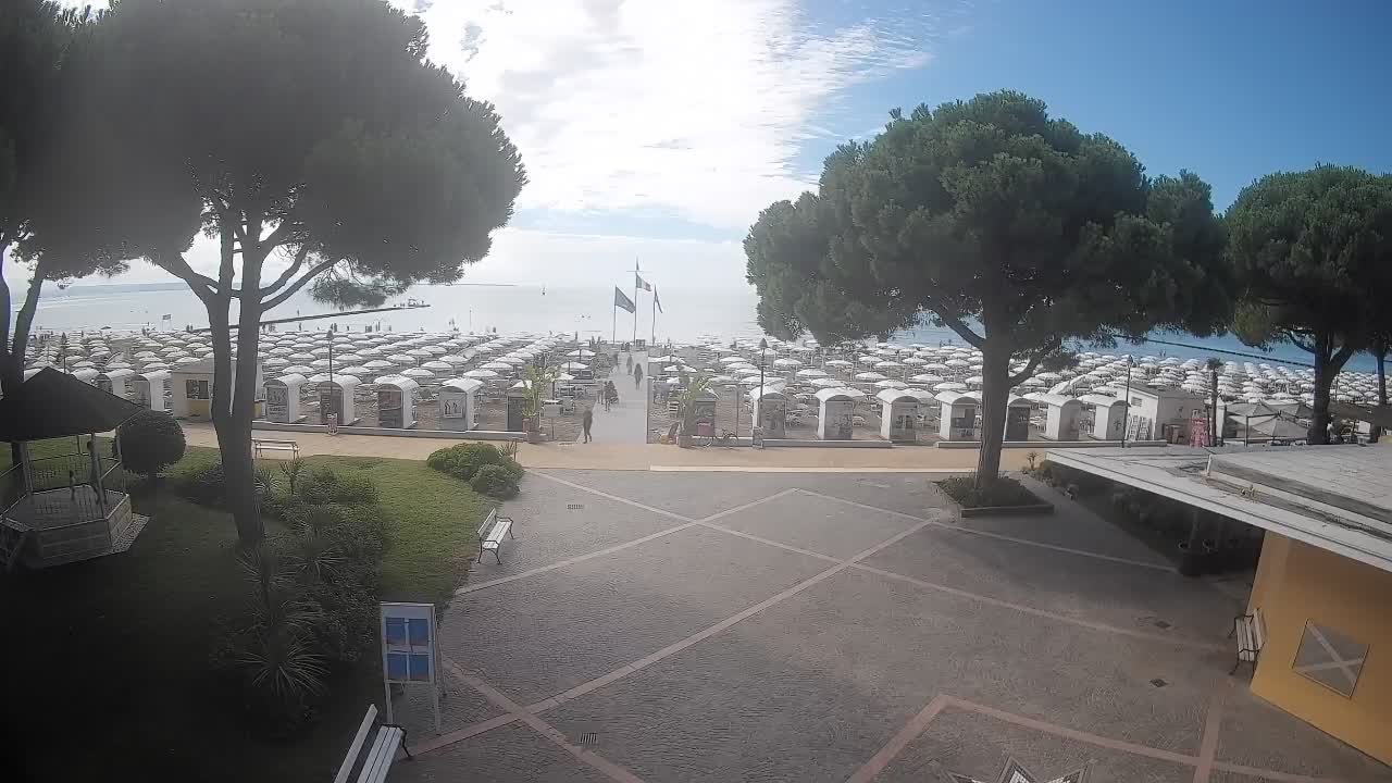 Grado Strand Eingang | Live-Ansicht der Küste