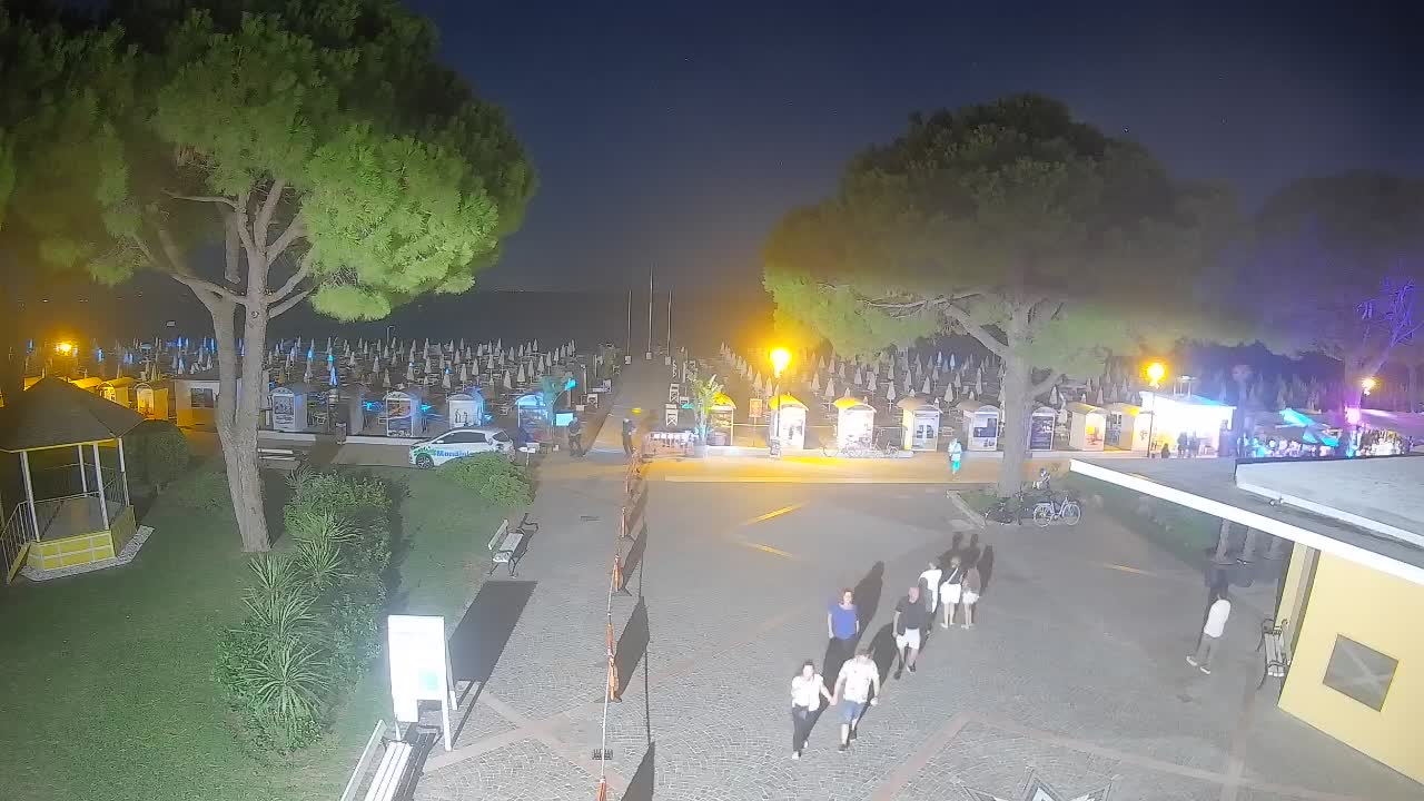 Grado Strand Eingang | Live-Ansicht der Küste