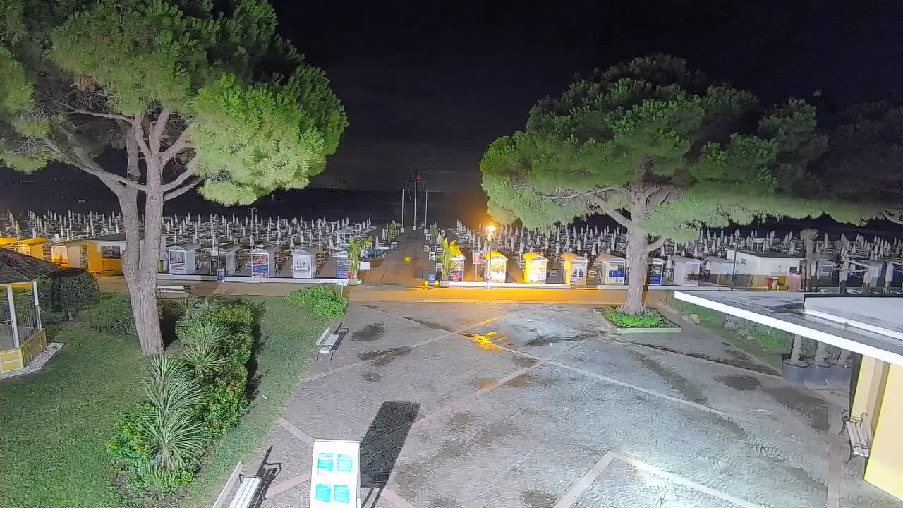 Gradež Vhod na Plažo: Pogled v Živo na Obalo
