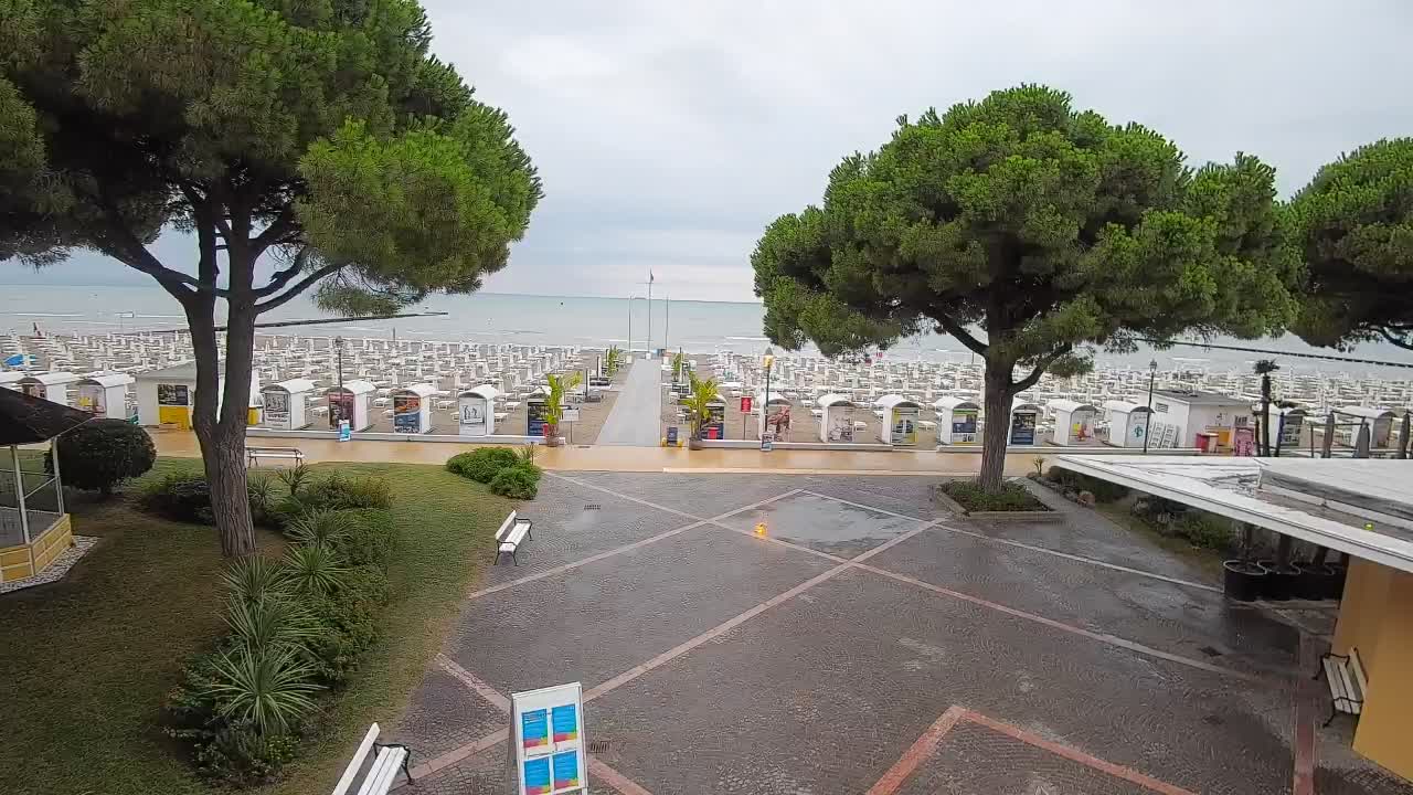 Entrée Plage Grado | Vue en Direct sur le Littoral