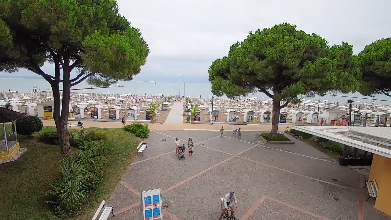 Grado Strand Eingang | Live-Ansicht der Küste