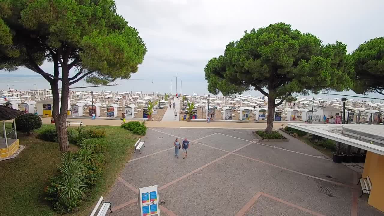 Grado Strand Eingang | Live-Ansicht der Küste