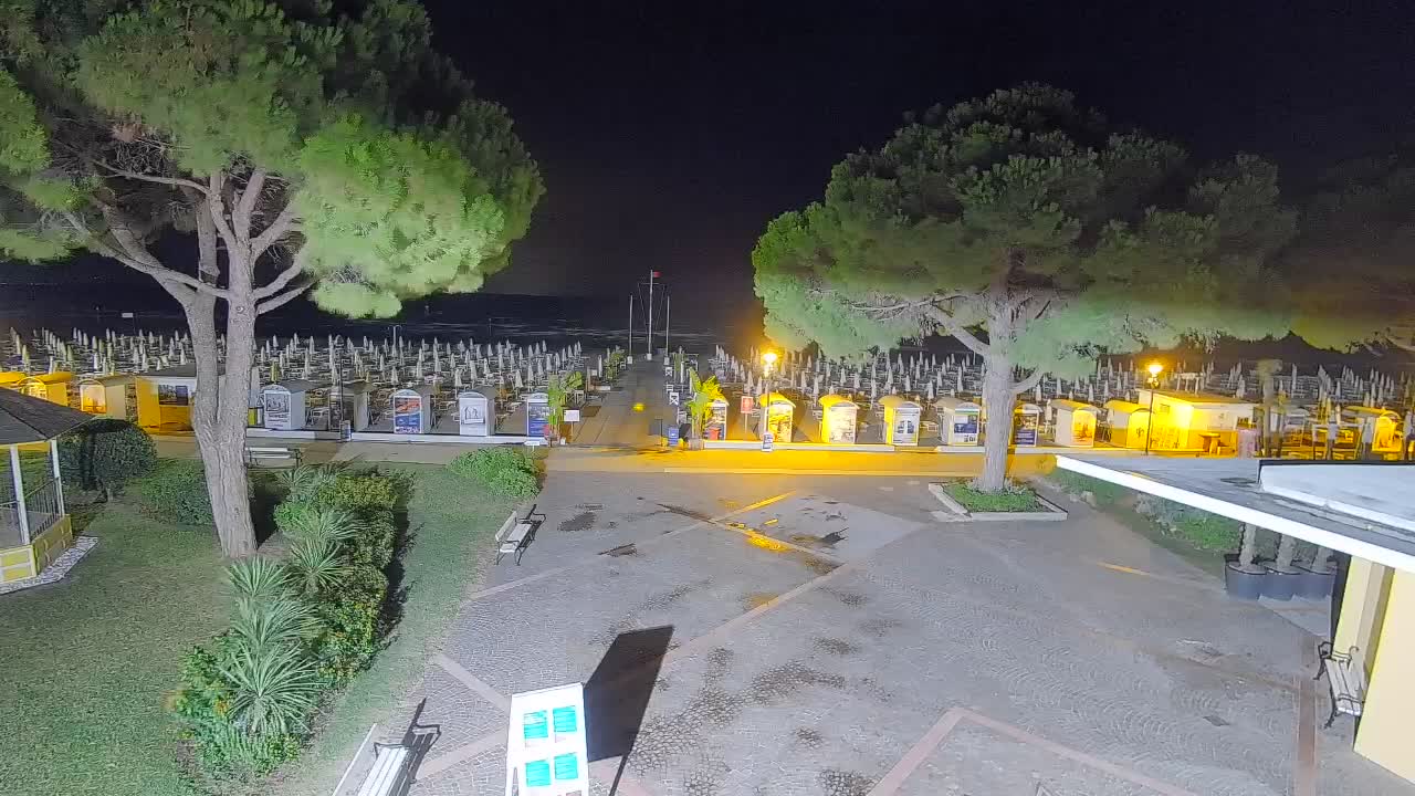Entrée Plage Grado | Vue en Direct sur le Littoral