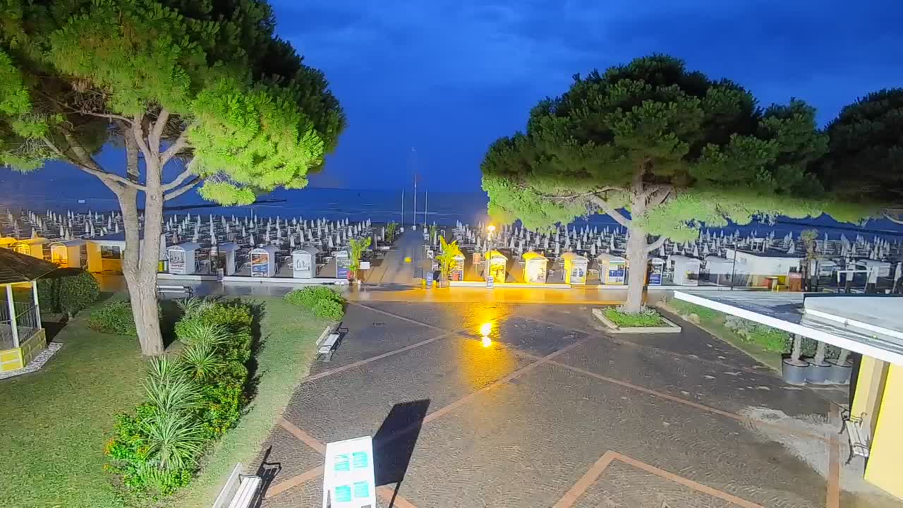 Spletna kamera Gradež (Grado) – Vhod na plažo