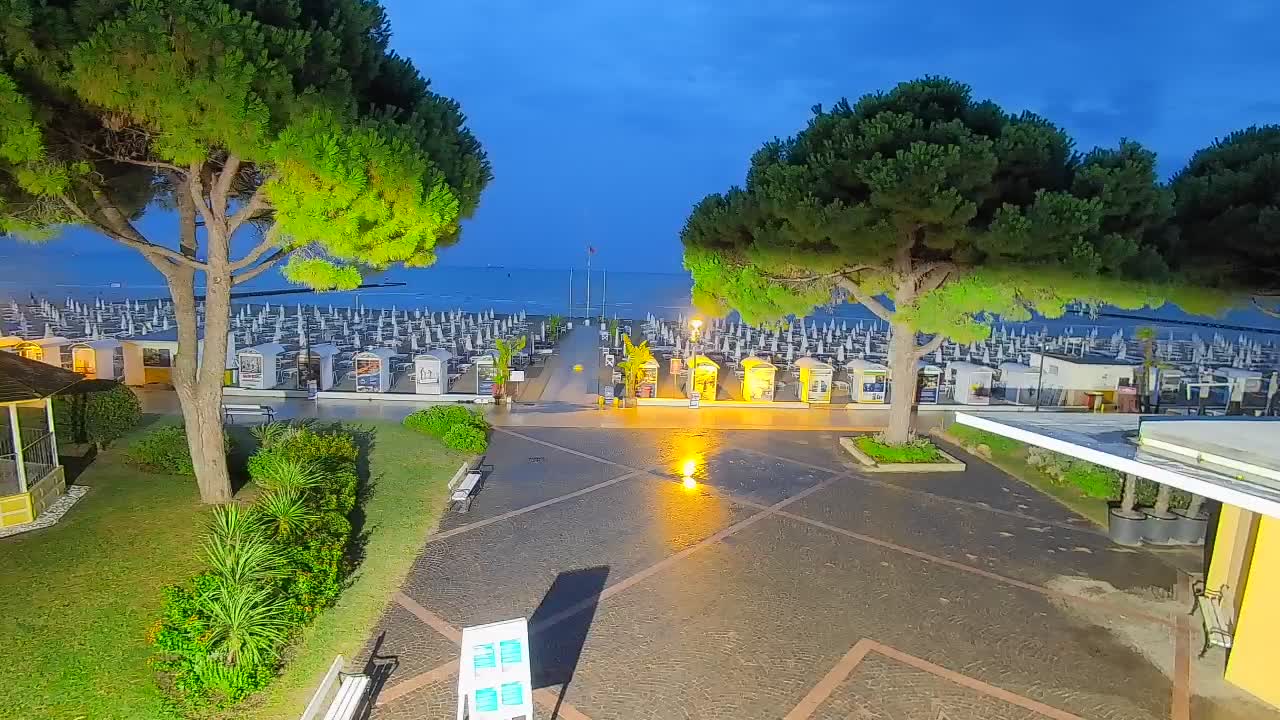 Spletna kamera Gradež (Grado) – Vhod na plažo