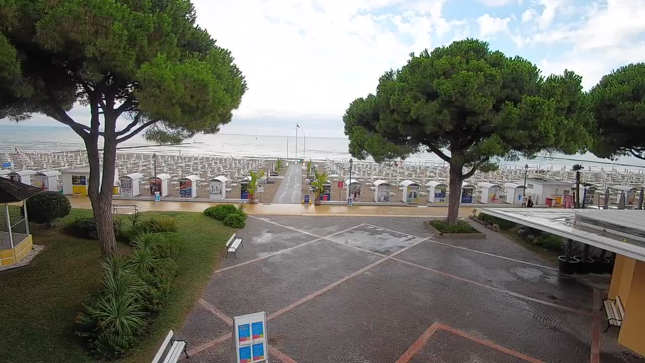 Spletna kamera Gradež (Grado) – Vhod na plažo