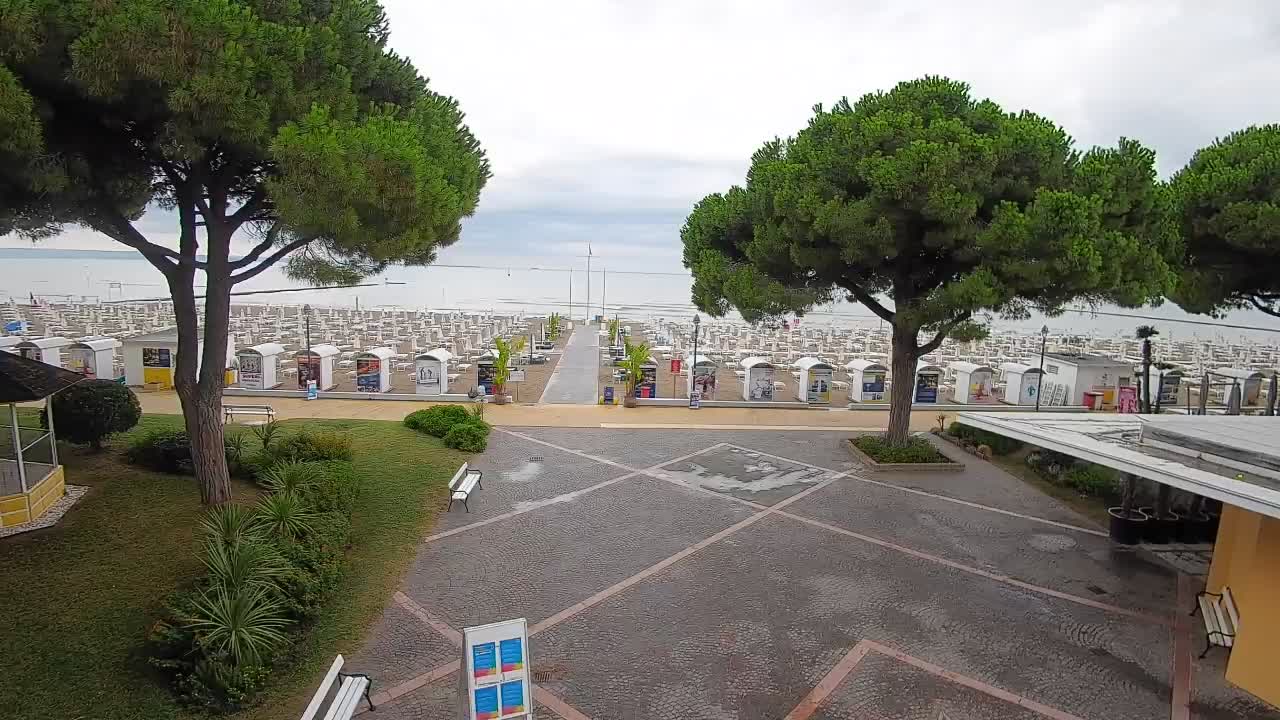 Spletna kamera Gradež (Grado) – Vhod na plažo