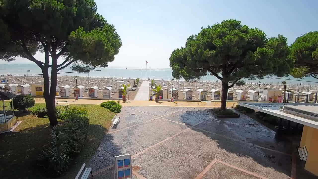 Spletna kamera Gradež (Grado) – Vhod na plažo