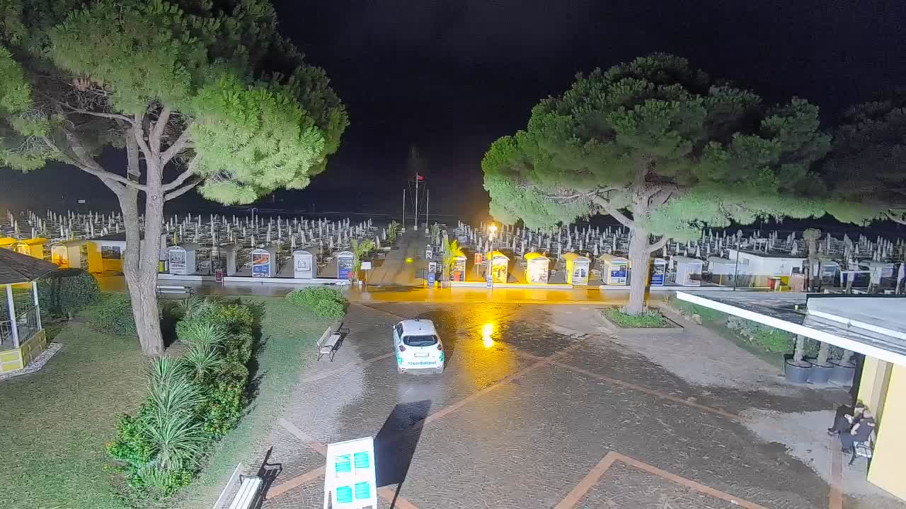 Gradež Vhod na Plažo: Pogled v Živo na Obalo