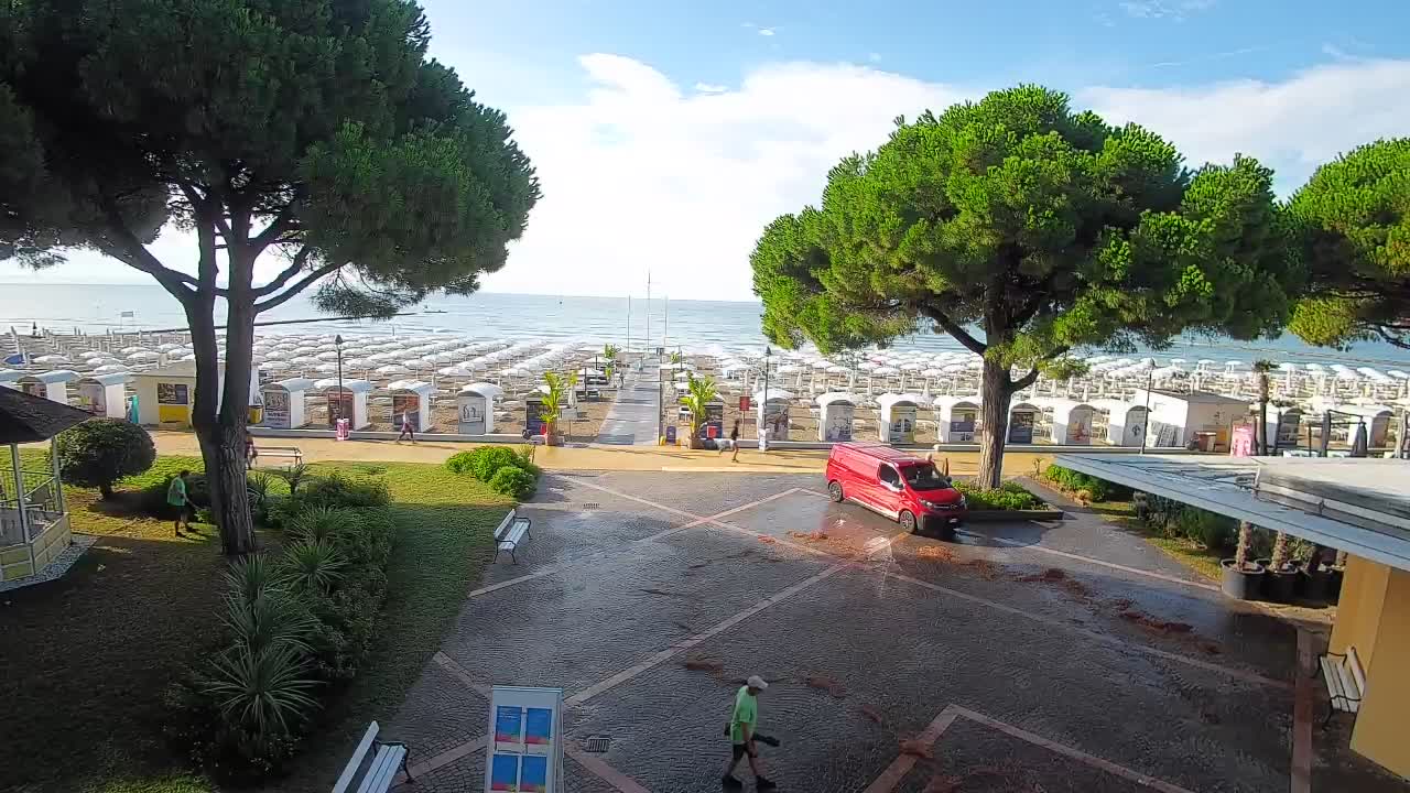 Spletna kamera Gradež (Grado) – Vhod na plažo