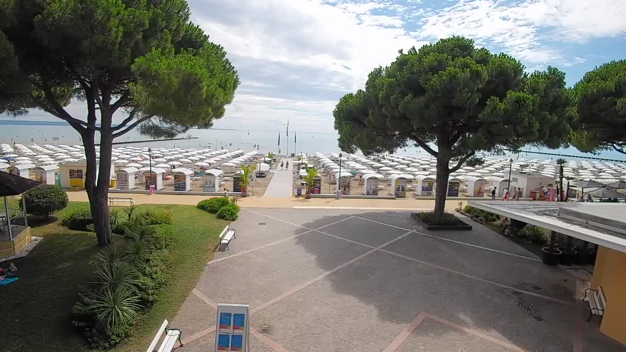 Webcam de Grado – Entrada de la playa (Lido di Grado)