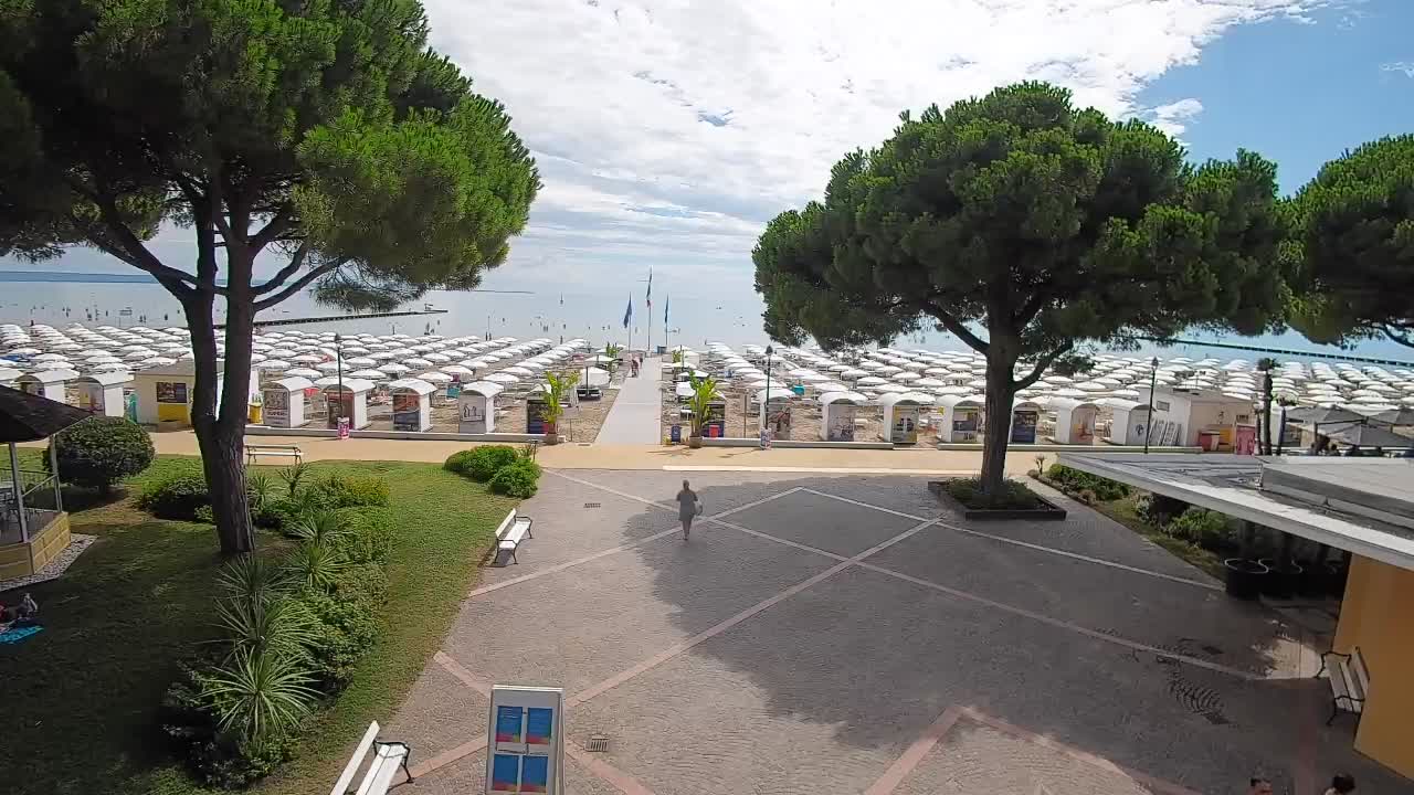 Webcam de Grado – Entrada de la playa (Lido di Grado)