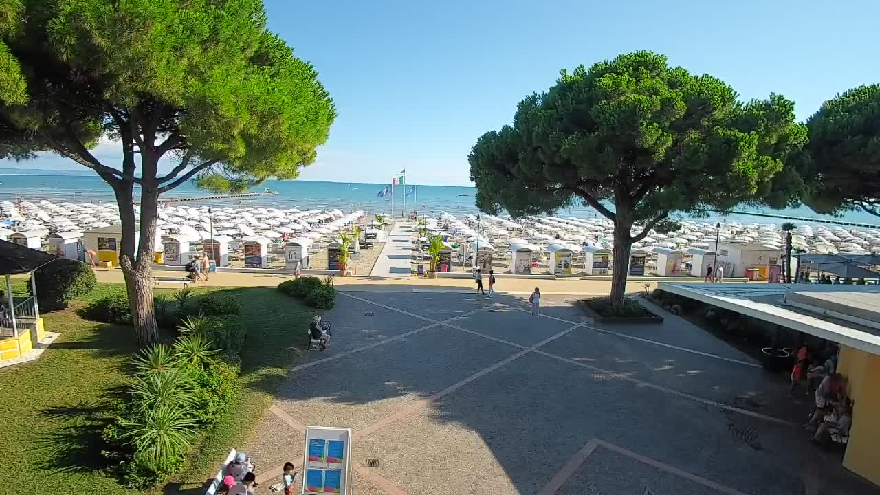 Webcam de Grado – Entrada de la playa (Lido di Grado)