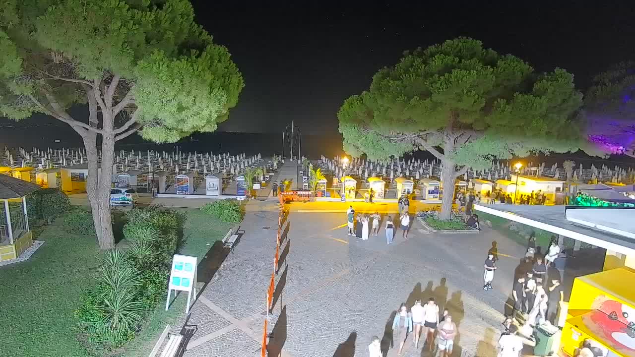 Webcam de Grado – Entrada de la playa (Lido di Grado)
