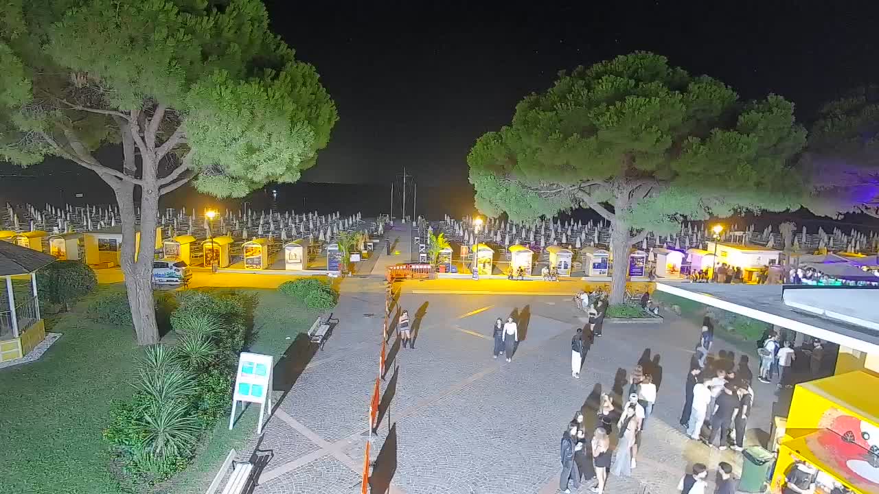 Webcam de Grado – Entrada de la playa (Lido di Grado)