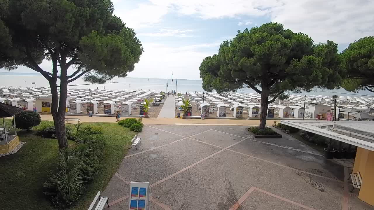 Spletna kamera Gradež (Grado) – Vhod na plažo