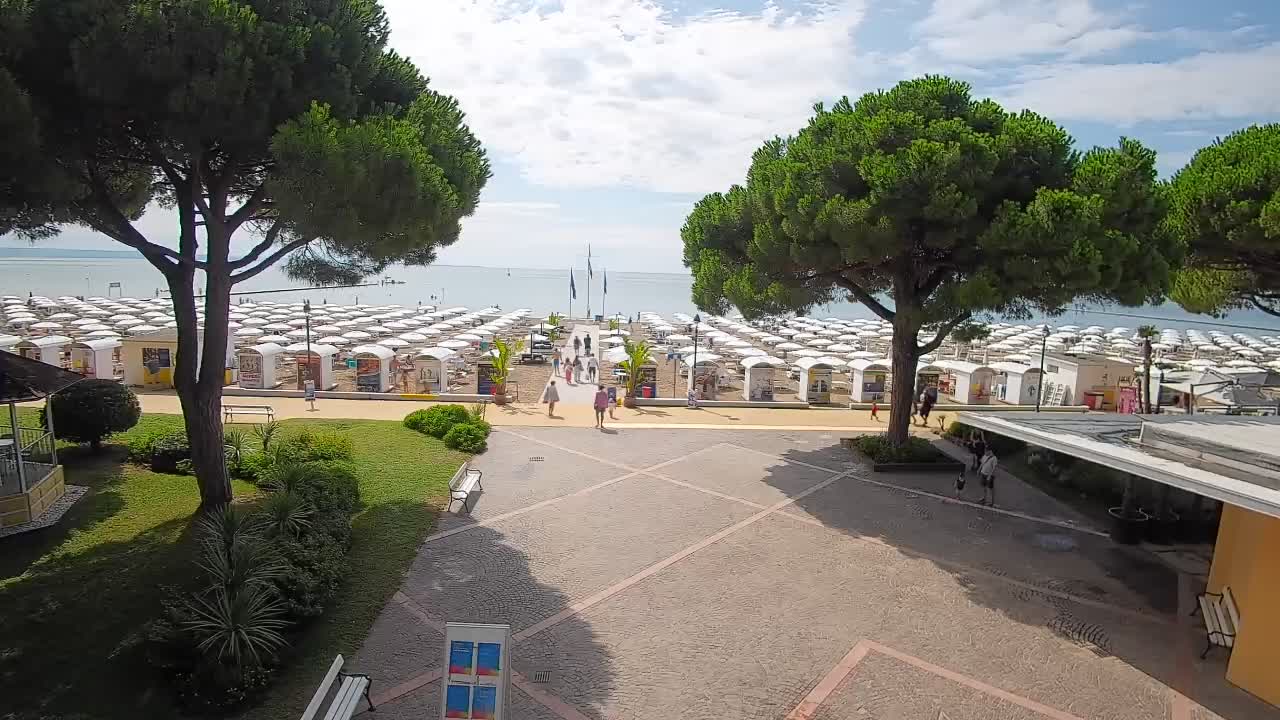 Webcam de Grado – Entrada de la playa (Lido di Grado)