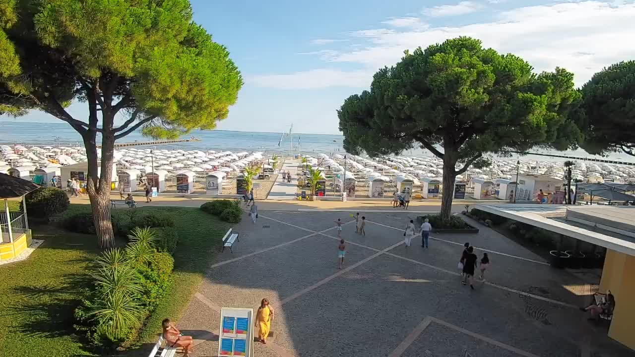 Webcam de Grado – Entrada de la playa (Lido di Grado)