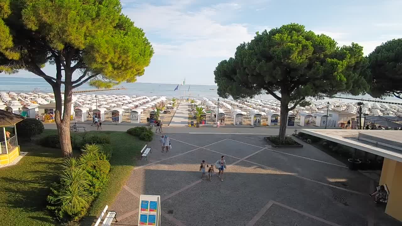 Webcam de Grado – Entrada de la playa (Lido di Grado)