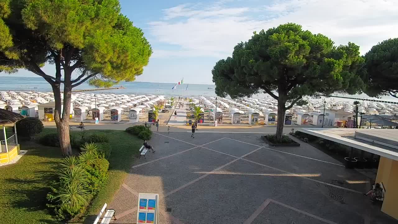Webcam de Grado – Entrada de la playa (Lido di Grado)