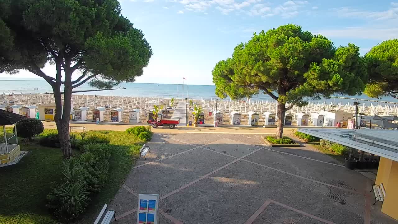 Webcam de Grado – Entrada de la playa (Lido di Grado)