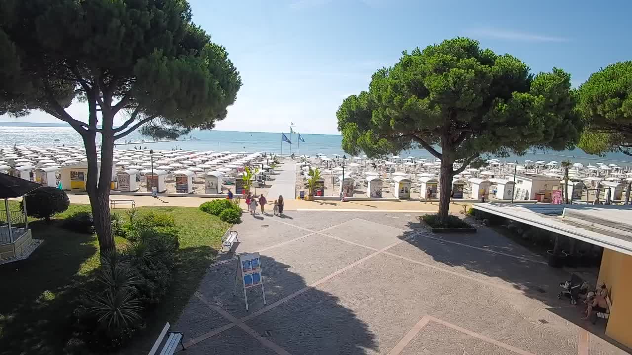 Spletna kamera Gradež (Grado) – Vhod na plažo