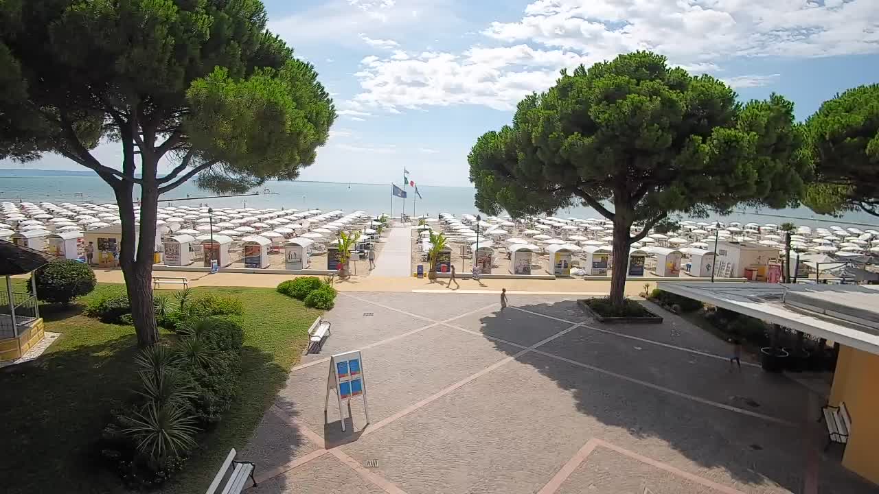 Webcam de Grado – Entrada de la playa (Lido di Grado)
