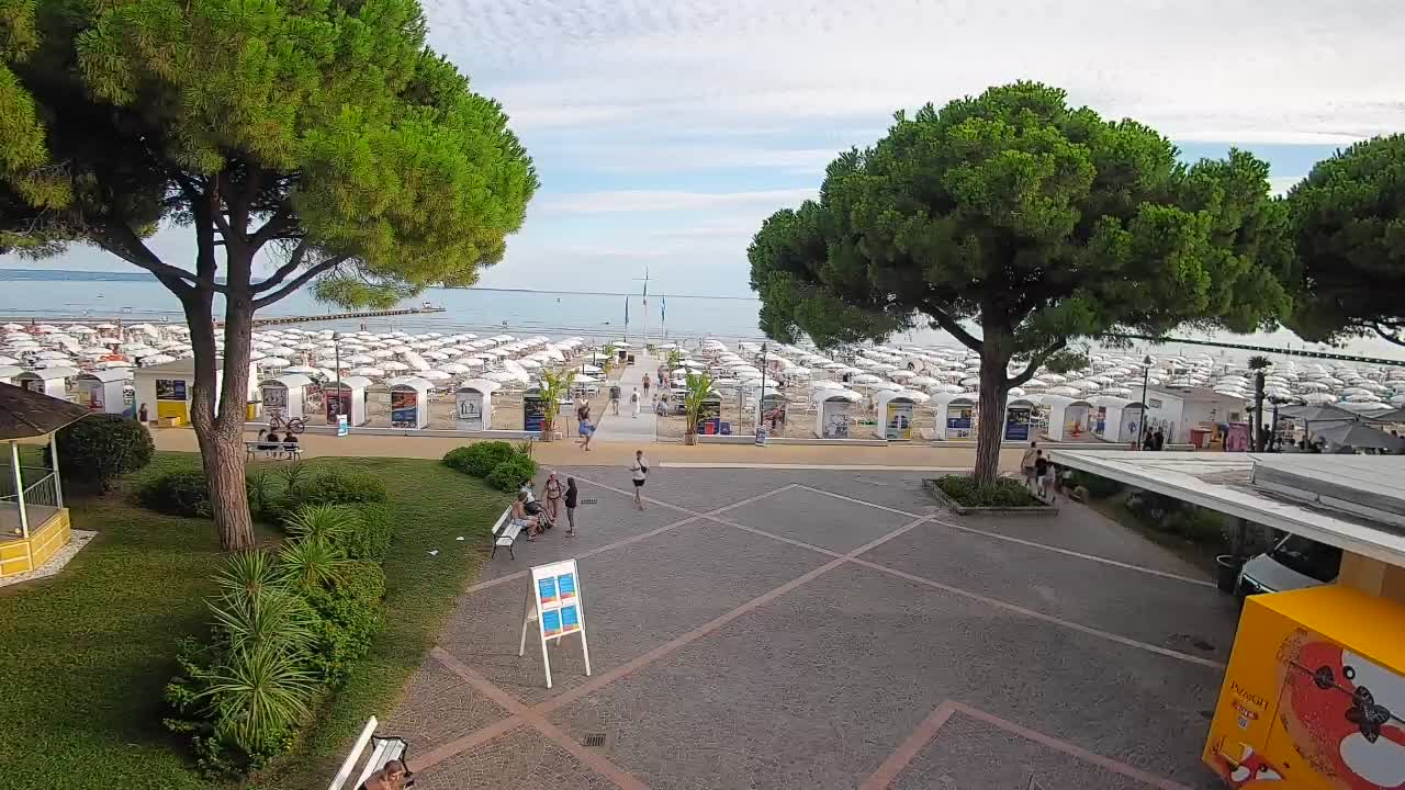 Spletna kamera Gradež (Grado) – Vhod na plažo
