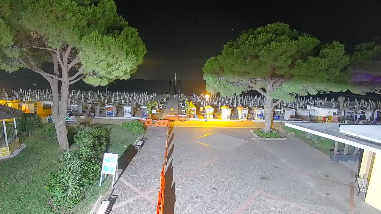 Webcam de Grado – Entrada de la playa (Lido di Grado)