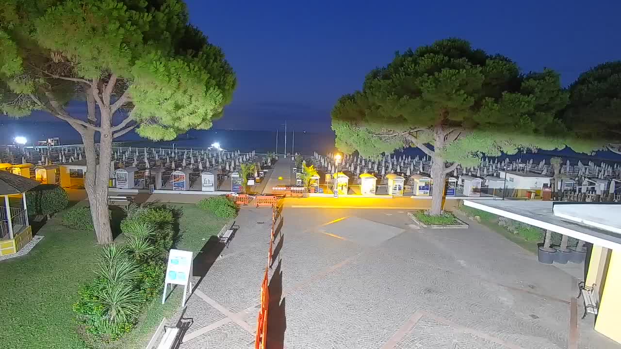Webcam de Grado – Entrada de la playa (Lido di Grado)