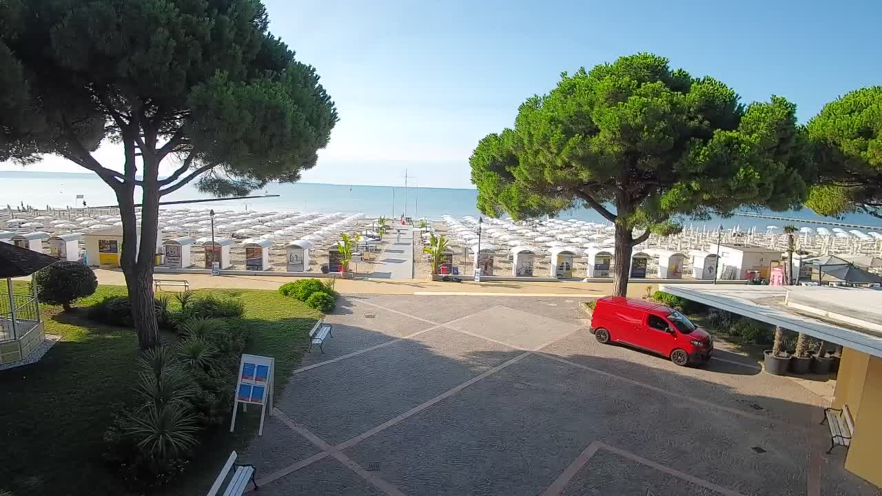 Spletna kamera Gradež (Grado) – Vhod na plažo