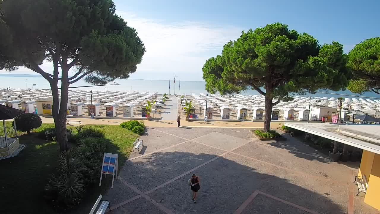Spletna kamera Gradež (Grado) – Vhod na plažo