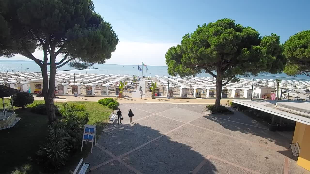 Spletna kamera Gradež (Grado) – Vhod na plažo