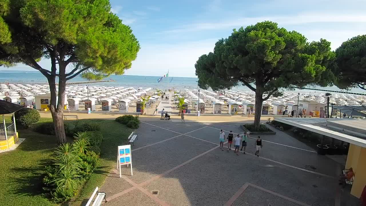 Spletna kamera Gradež (Grado) – Vhod na plažo