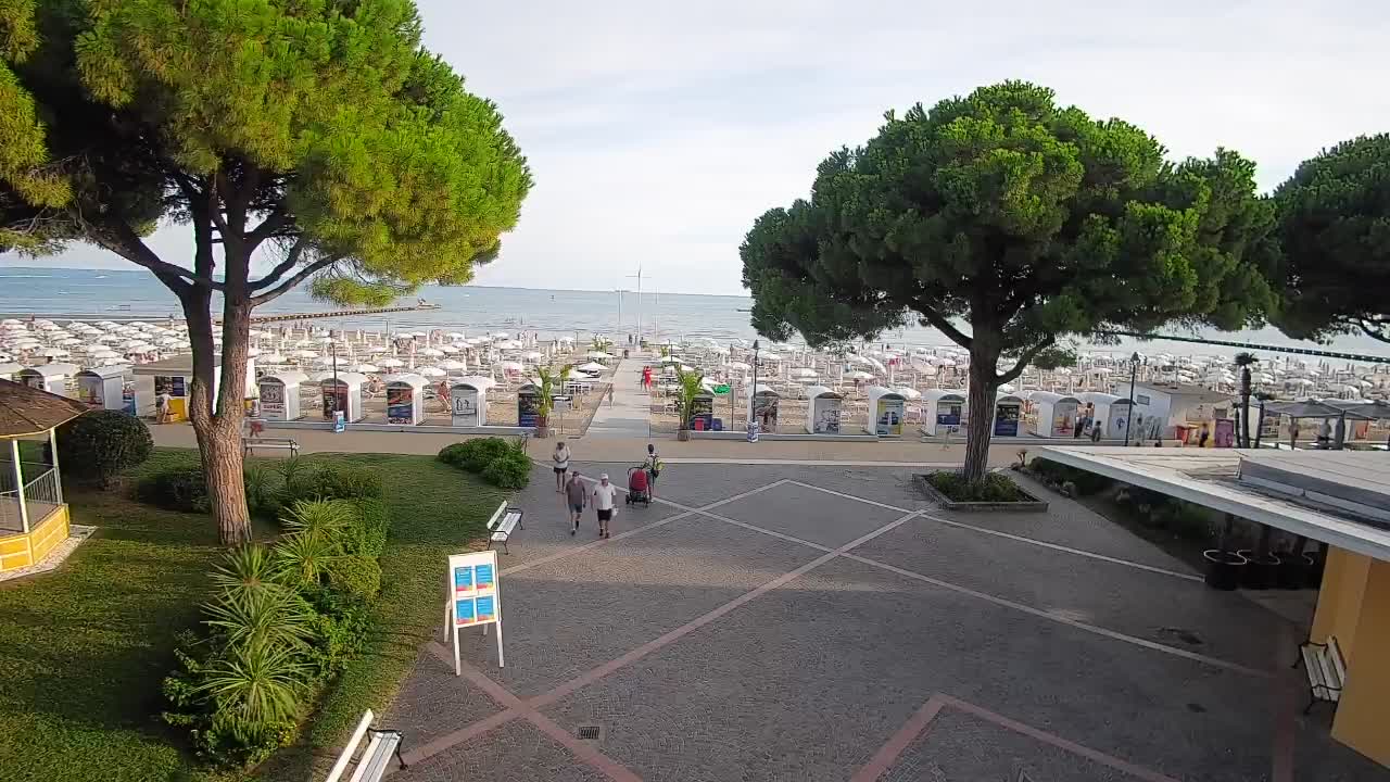Spletna kamera Gradež (Grado) – Vhod na plažo