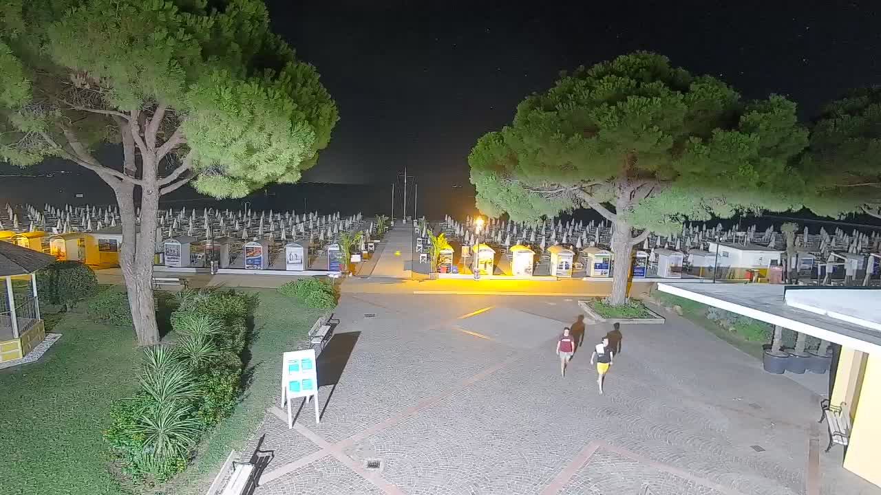 Spletna kamera Gradež (Grado) – Vhod na plažo