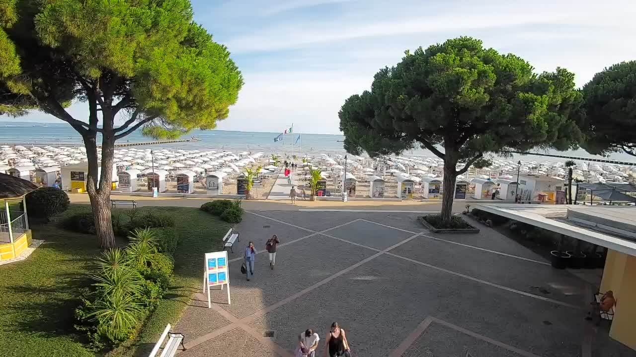 Webcam de Grado – Entrada de la playa (Lido di Grado)