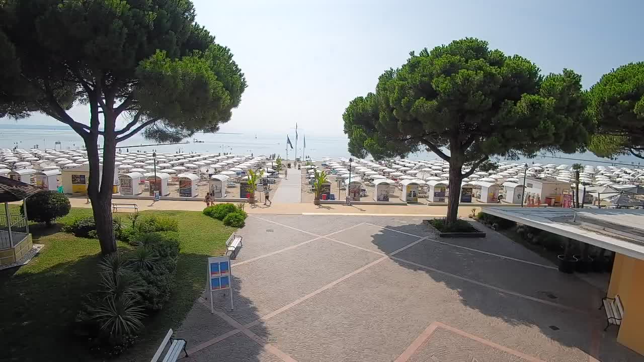 Spletna kamera Gradež (Grado) – Vhod na plažo