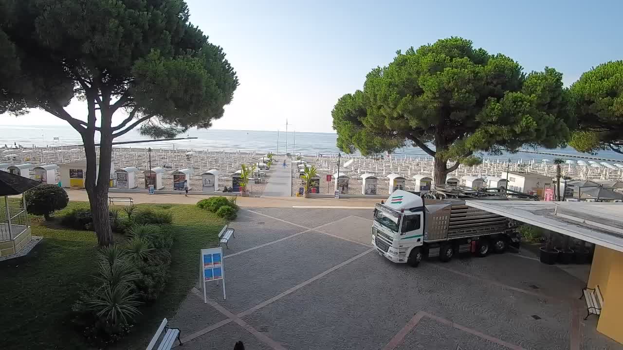 Spletna kamera Gradež (Grado) – Vhod na plažo