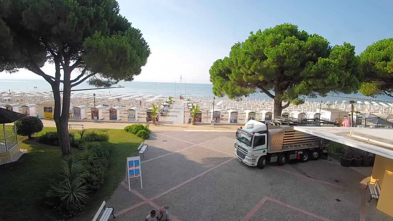 Spletna kamera Gradež (Grado) – Vhod na plažo