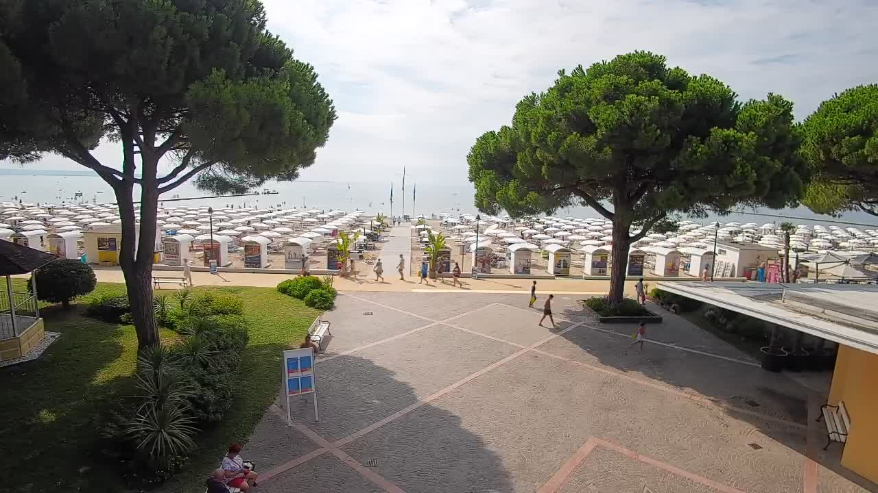 Webcam de Grado – Entrada de la playa (Lido di Grado)