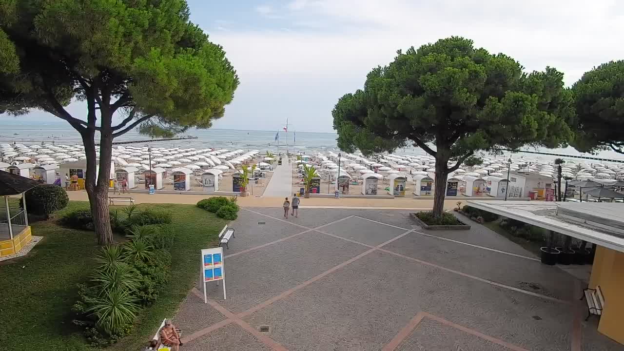 Webcam Grado – Entrée de la plage (Lido di Grado)