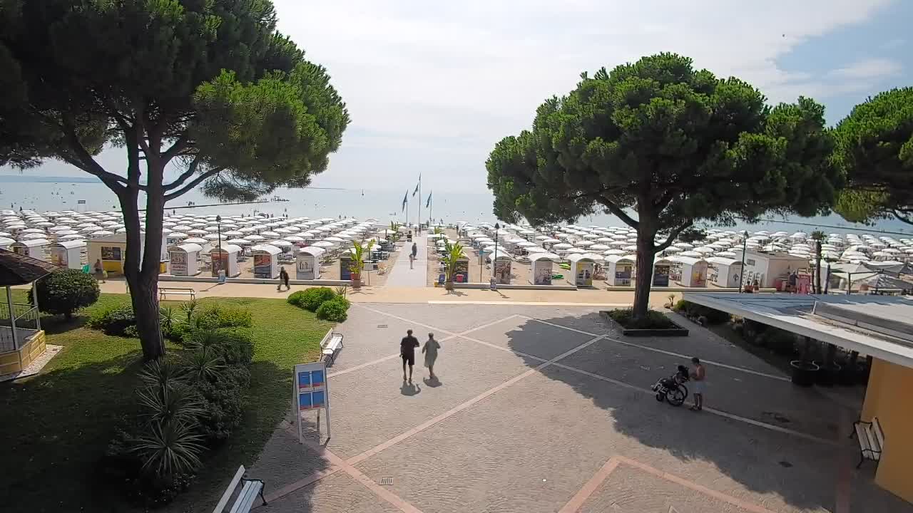 Spletna kamera Gradež (Grado) – Vhod na plažo