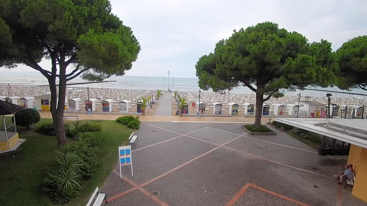 Spletna kamera Gradež (Grado) – Vhod na plažo