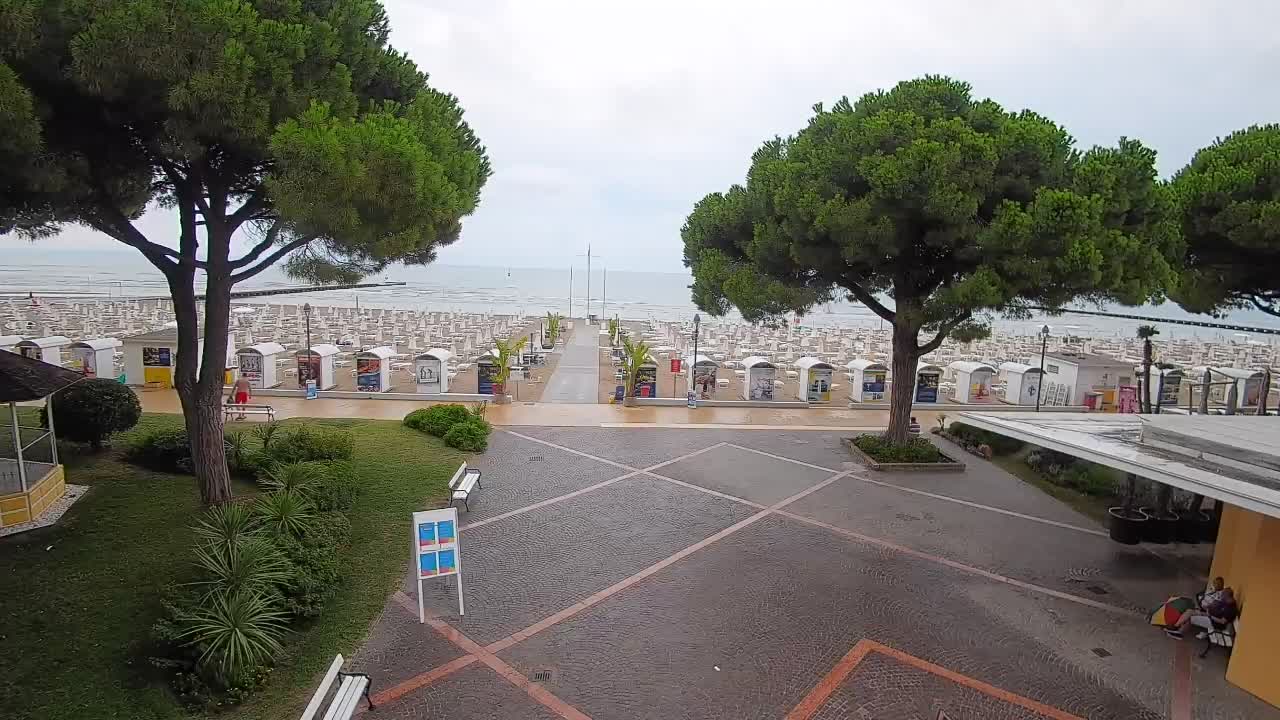 Spletna kamera Gradež (Grado) – Vhod na plažo