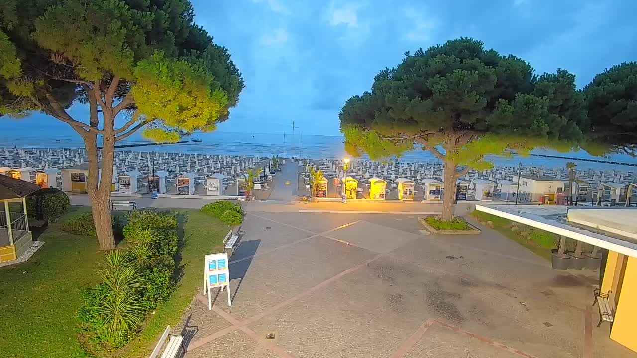 Spletna kamera Gradež (Grado) – Vhod na plažo
