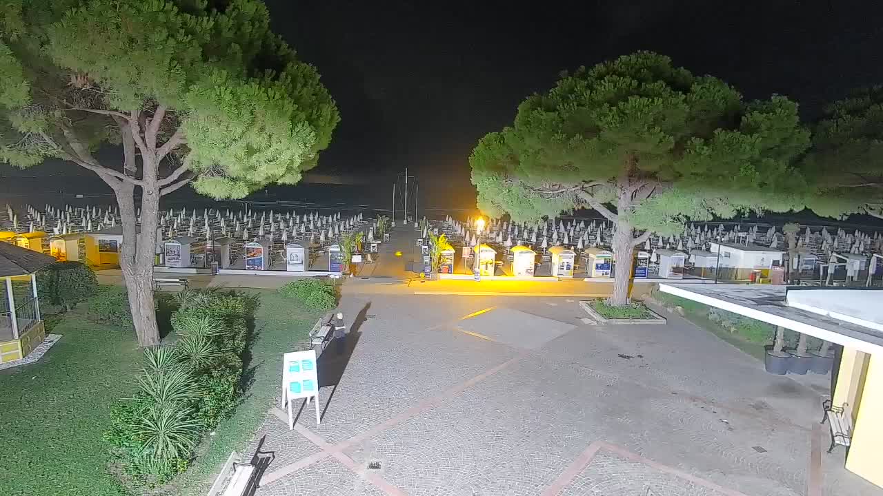 Spletna kamera Gradež (Grado) – Vhod na plažo