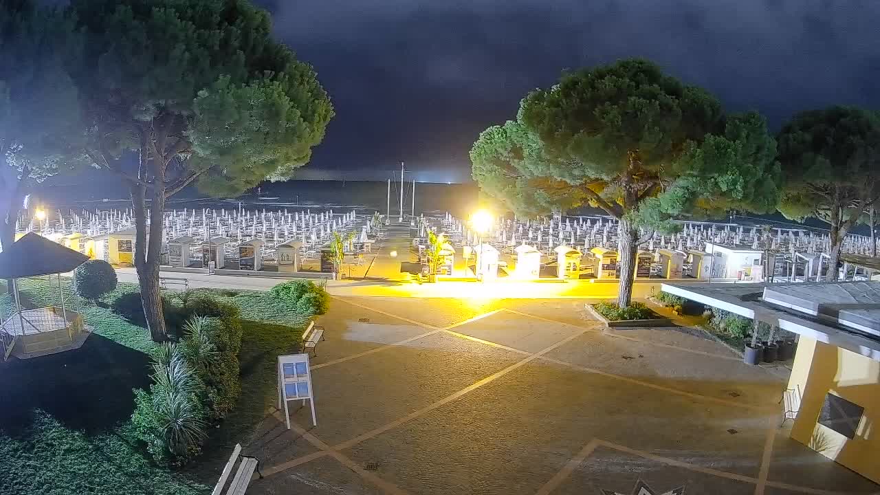 Spletna kamera Gradež (Grado) – Vhod na plažo