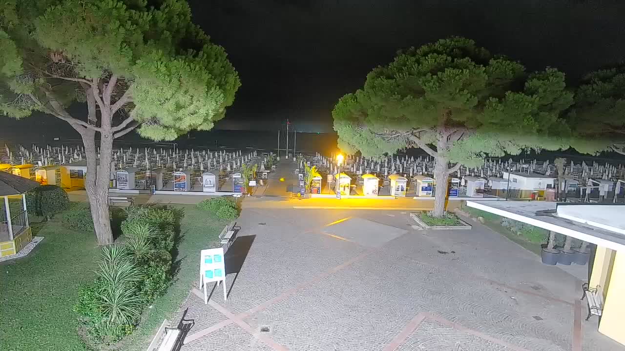 Spletna kamera Gradež (Grado) – Vhod na plažo